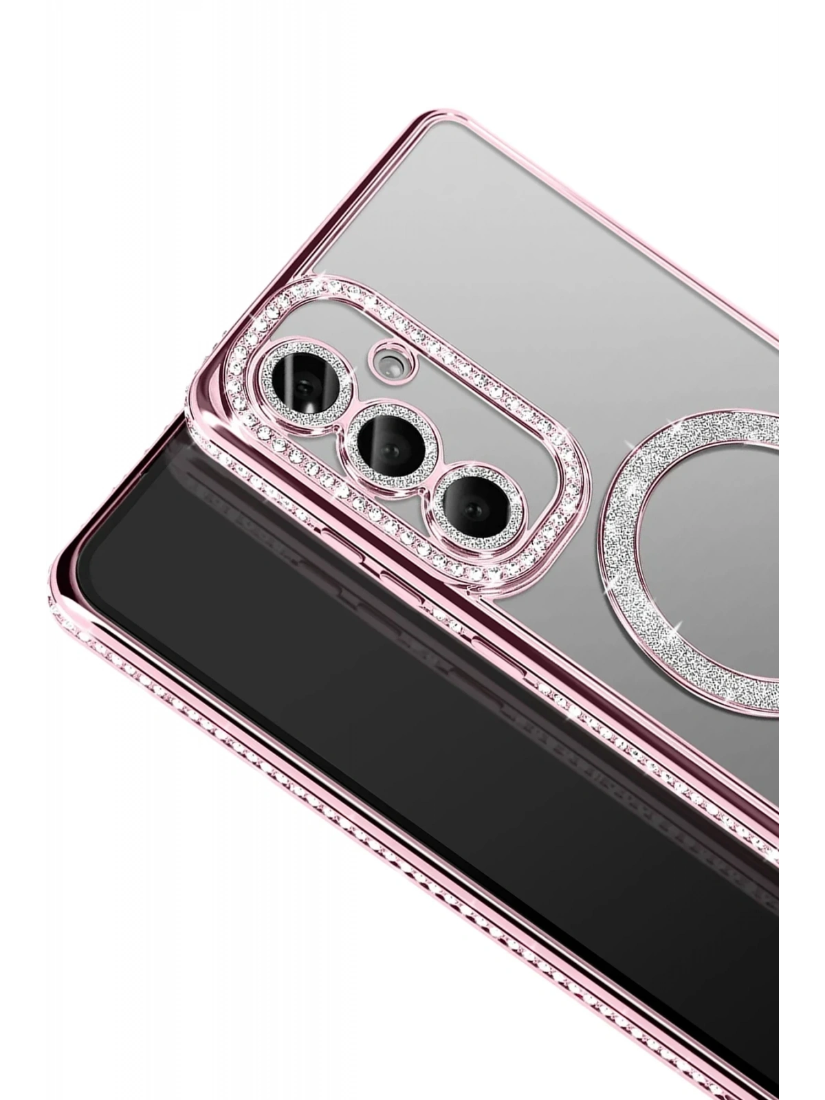 Newface Samsung Galaxy S26 Plus Joke Simli Magneticsafe Kılıf - Pembe