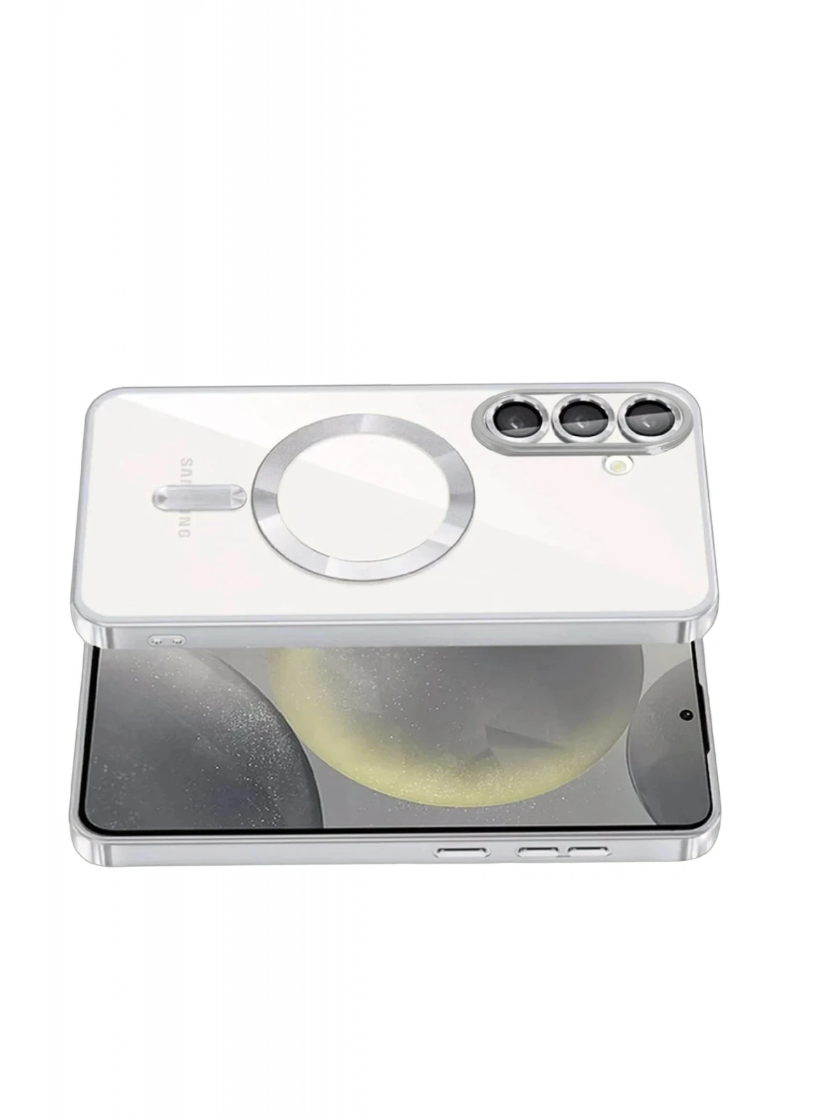 Newface Samsung Galaxy S26 Plus Kross Magneticsafe Kapak - Gümüş