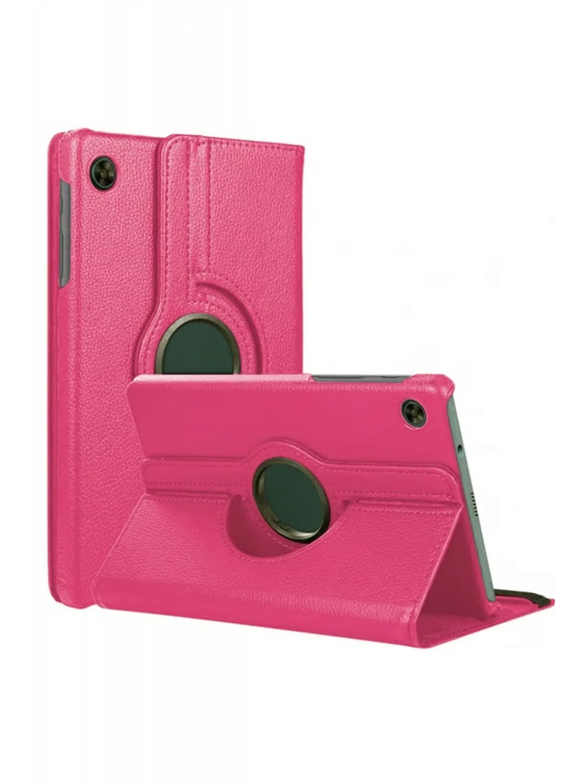 Newface Samsung Galaxy Tab A11 360 Tablet Deri Kılıf - Pembe