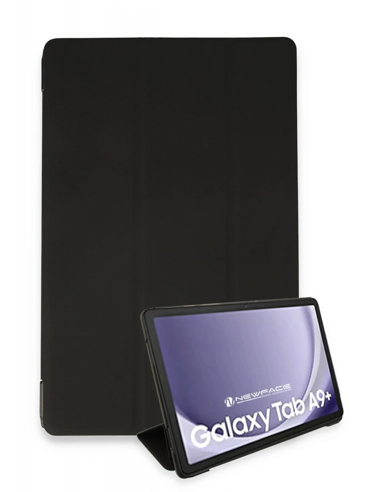 Newface Samsung Galaxy Tab A9 Plus Kılıf Tablet Smart Kılıf - Siyah