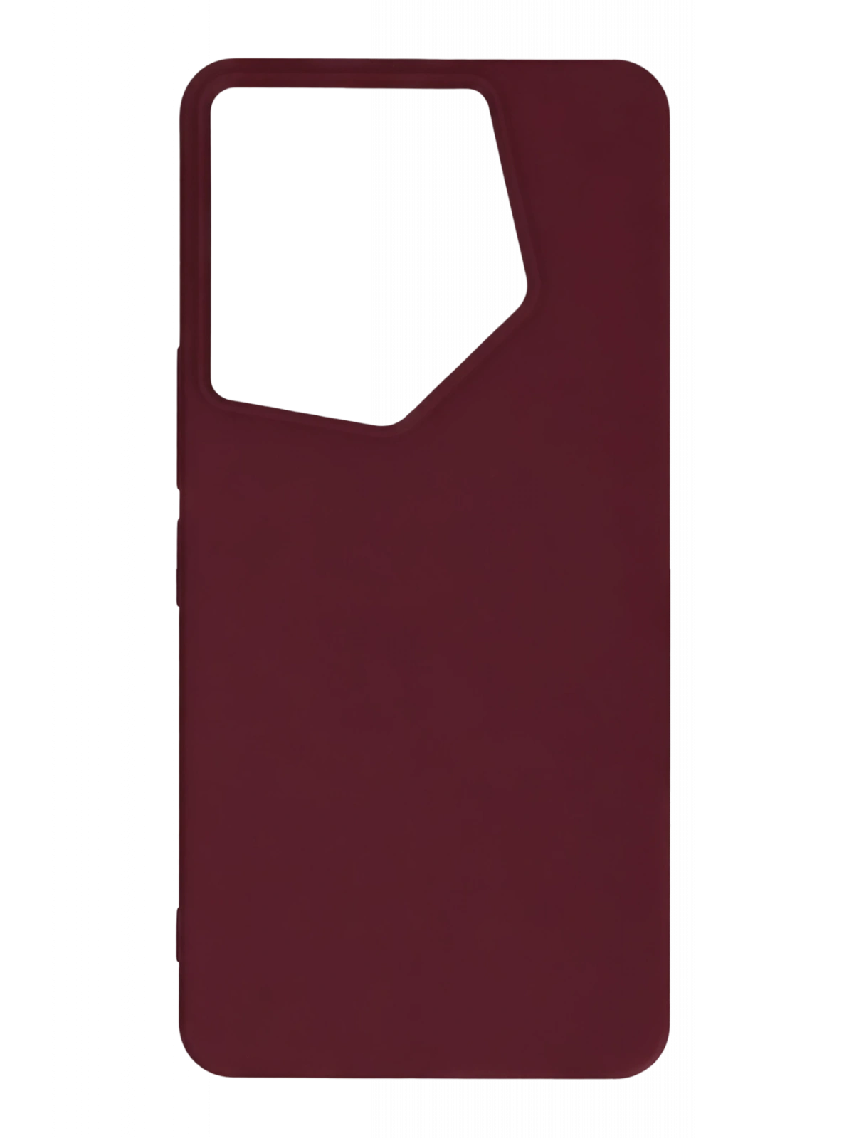 Newface Tecno Camon 20 Pro 5G Kılıf First Silikon - Bordo