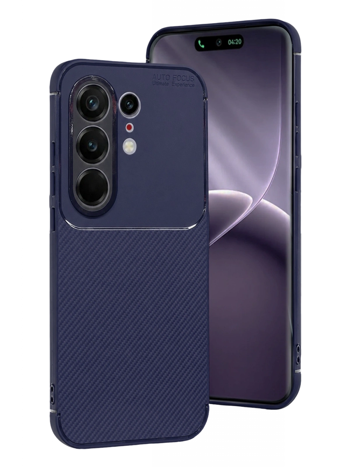 Newface Tecno Camon 50 Pro 5G Auto Focus Karbon Kapak - Lacivert