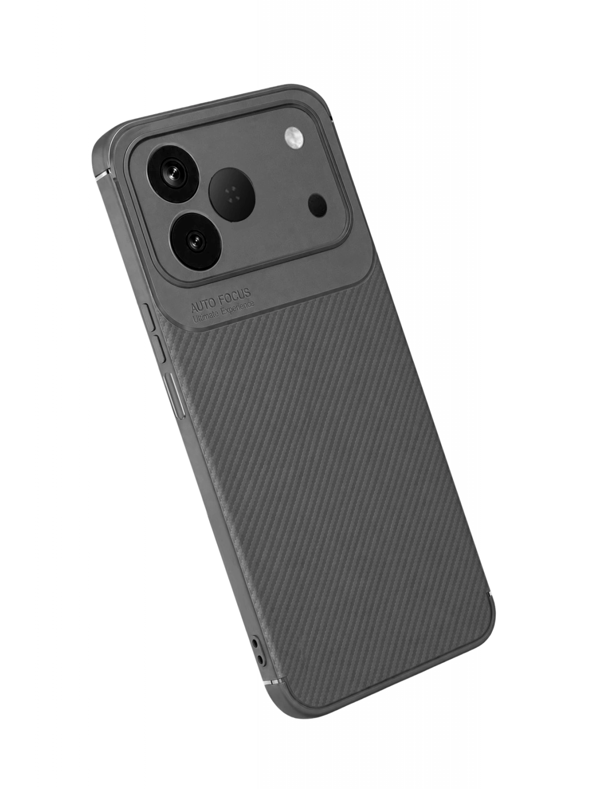 Newface Tecno Spark 50 4G Auto Focus Karbon Kapak - Gri