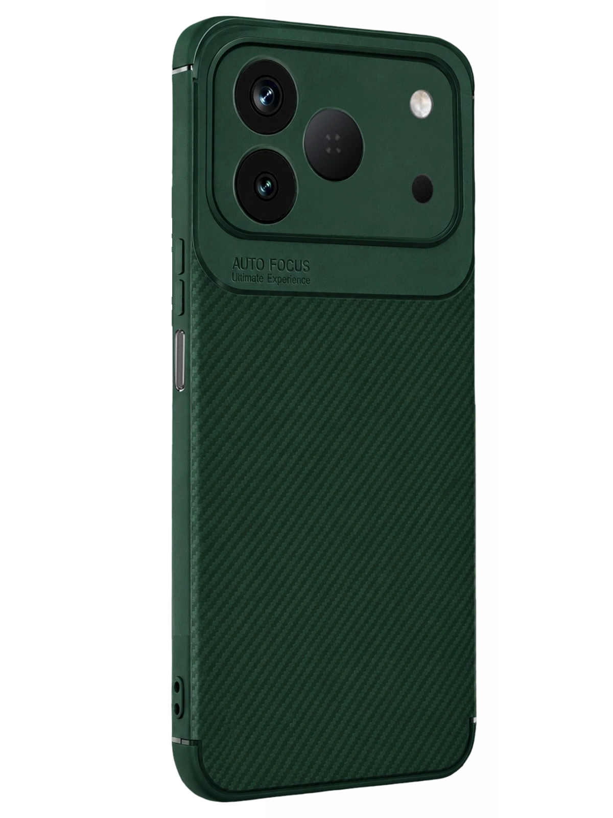 Newface Tecno Spark 50 4G Auto Focus Karbon Kapak - Yeşil