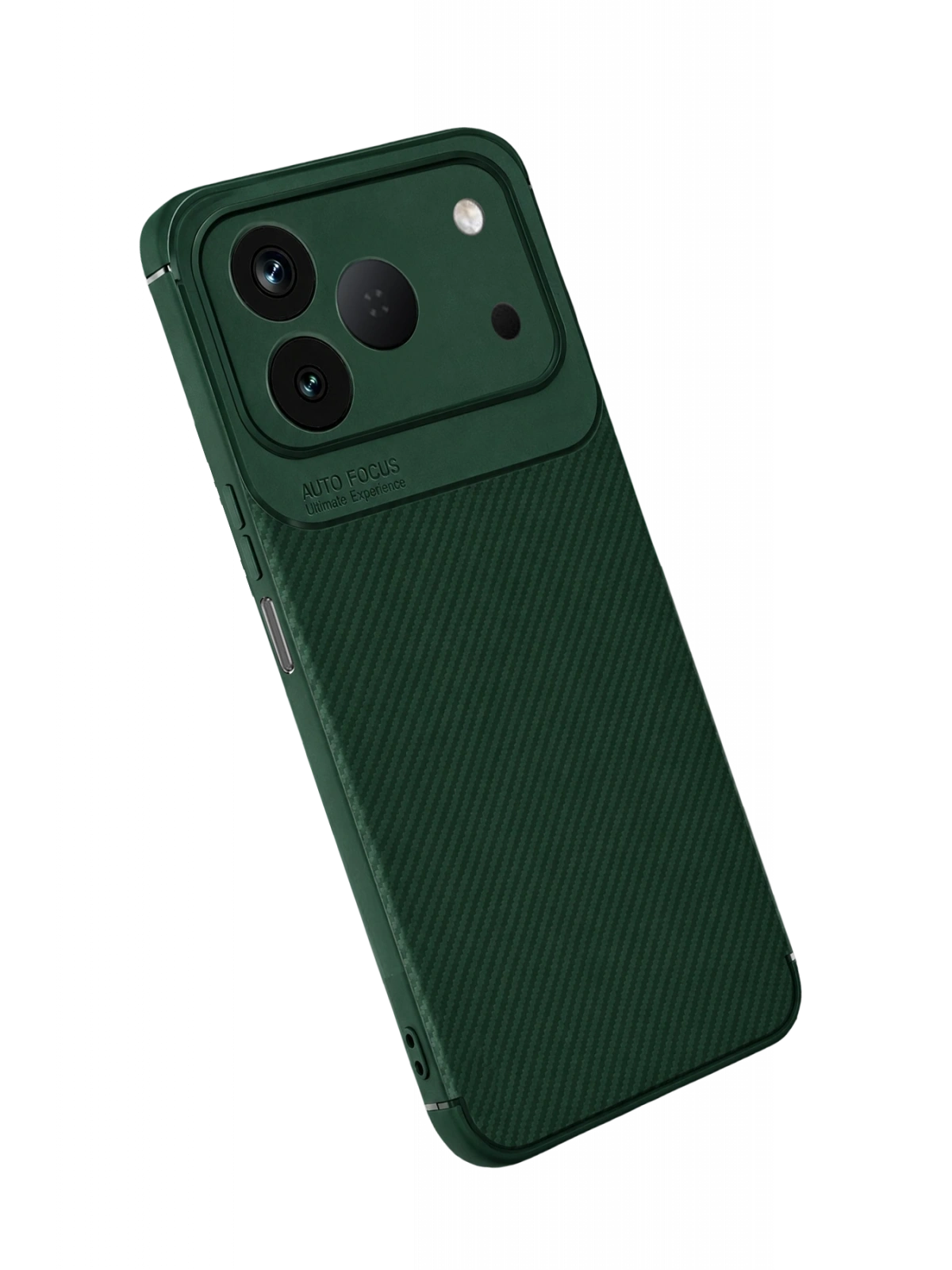 Newface Tecno Spark 50 4G Auto Focus Karbon Kapak - Yeşil