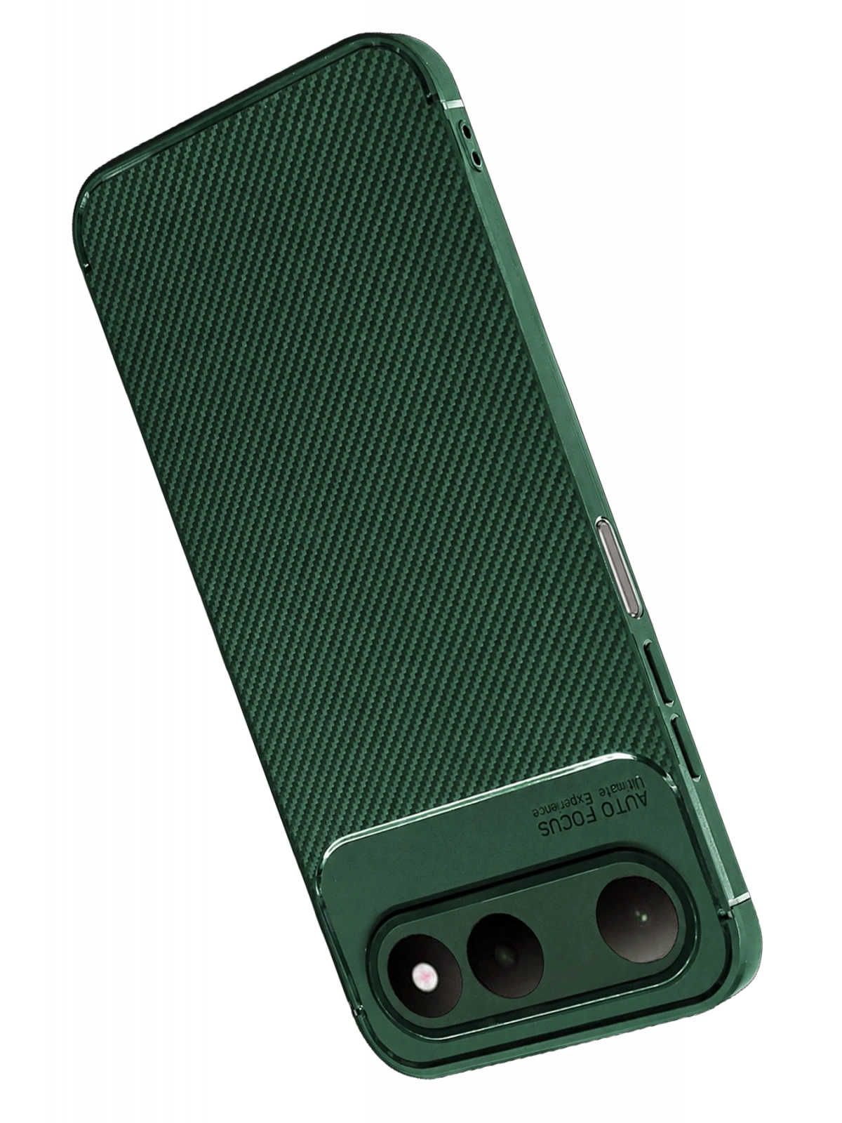 Newface Tecno Spark 50 5G Auto Focus Karbon Kapak - Yeşil