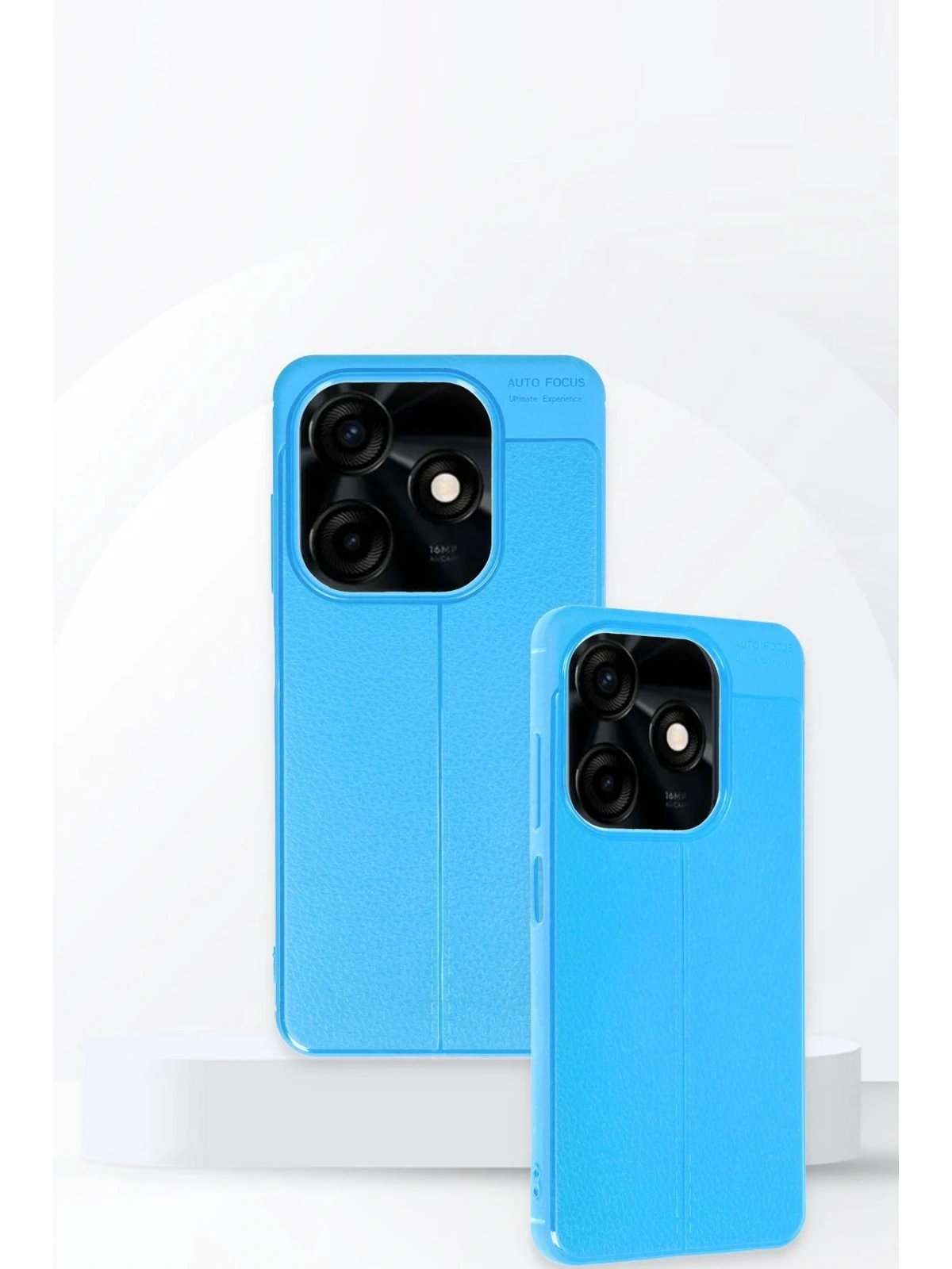 Newface Tecno Spark Go 2024 Kılıf Auto Focus Kapak - Mavi