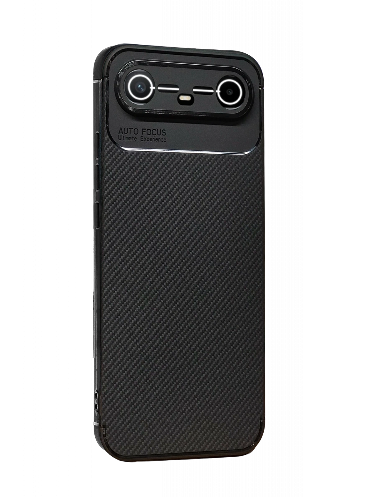 Newface Tecno Spark Slim 5G Auto Focus Karbon Kapak - Siyah