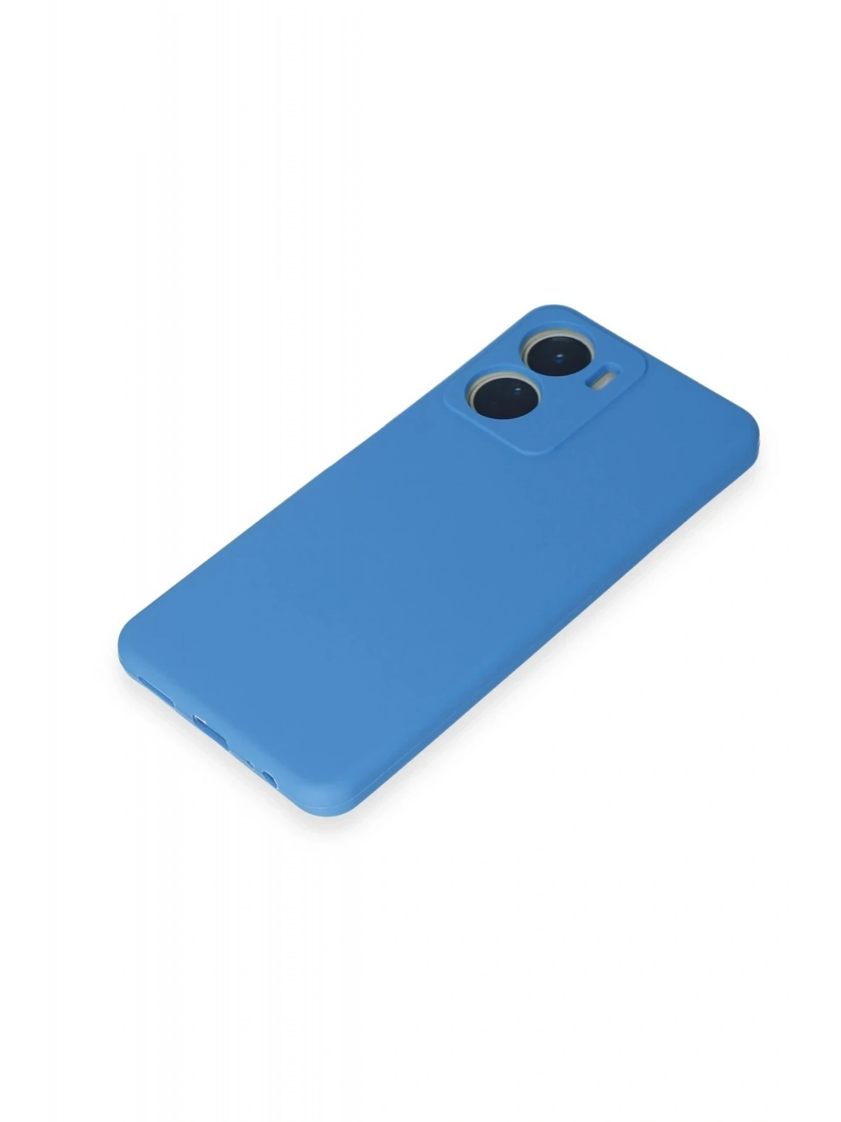Newface Vivo Y16 Kılıf First Silikon - Mavi