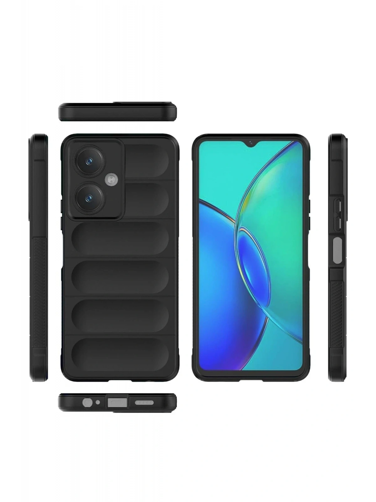 Newface Vivo Y27 Kılıf Optimum Silikon - Krem