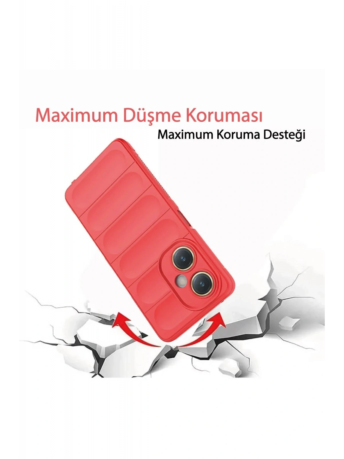 Newface Vivo Y27 Kılıf Optimum Silikon - Krem