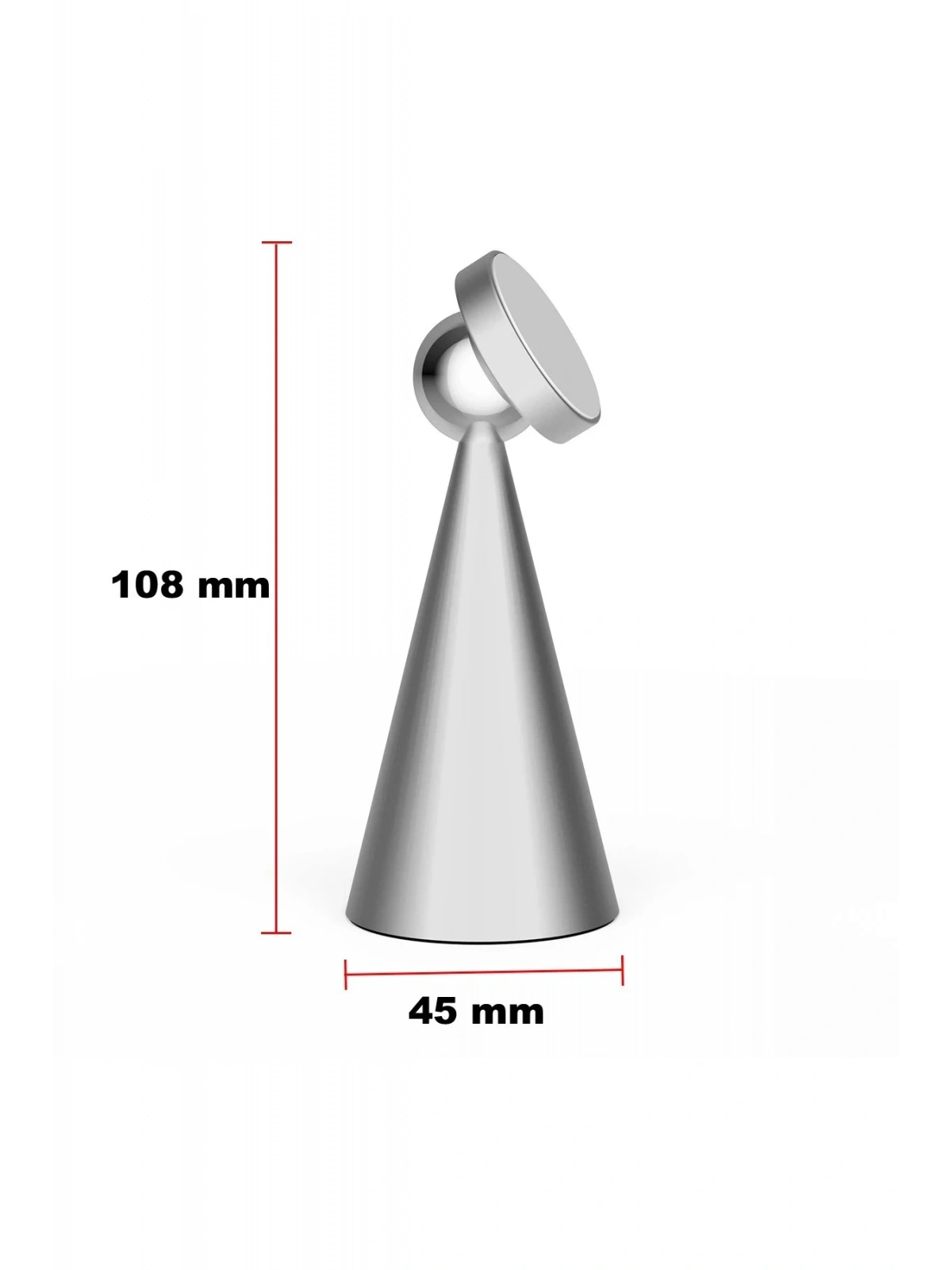 Newface WS01 Magnetli Holder - Gümüş