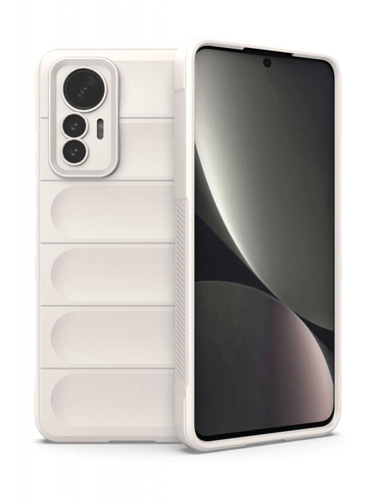 Newface Xiaomi Mi 12 Lite Kılıf Optimum Silikon - Krem