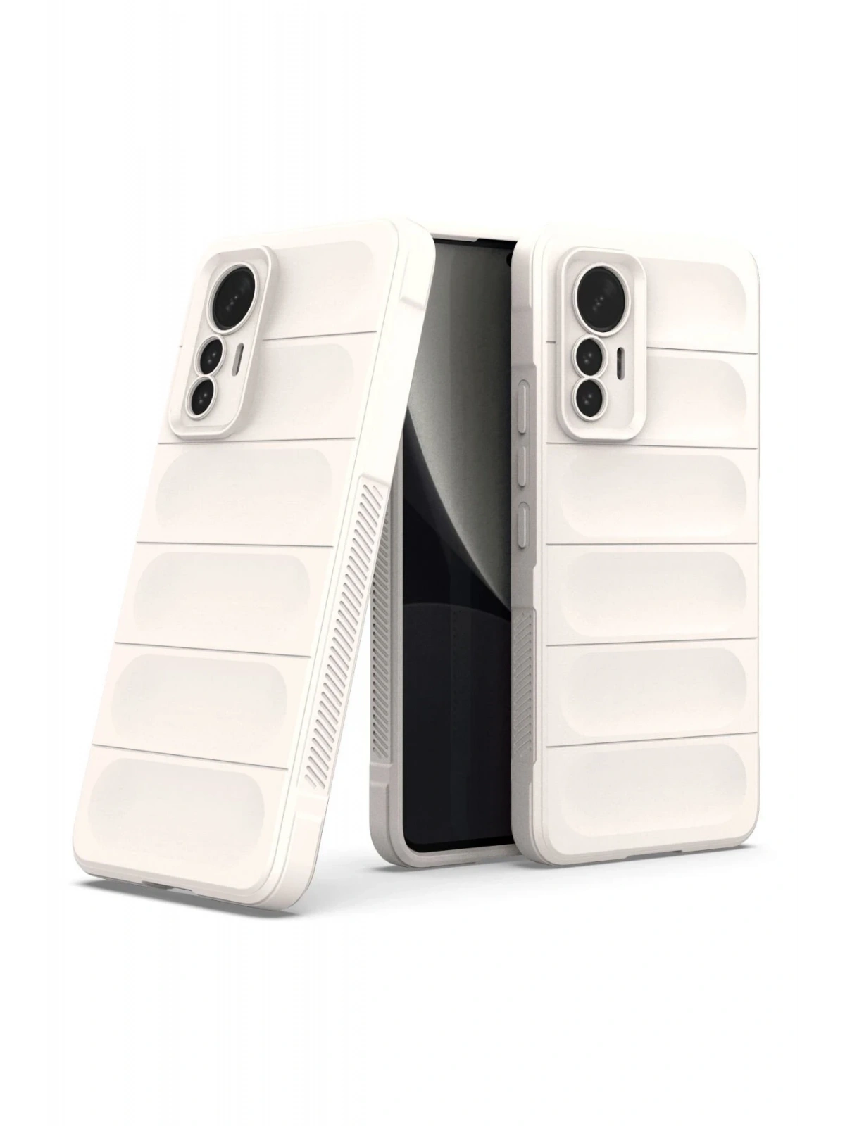 Newface Xiaomi Mi 12 Lite Kılıf Optimum Silikon - Krem