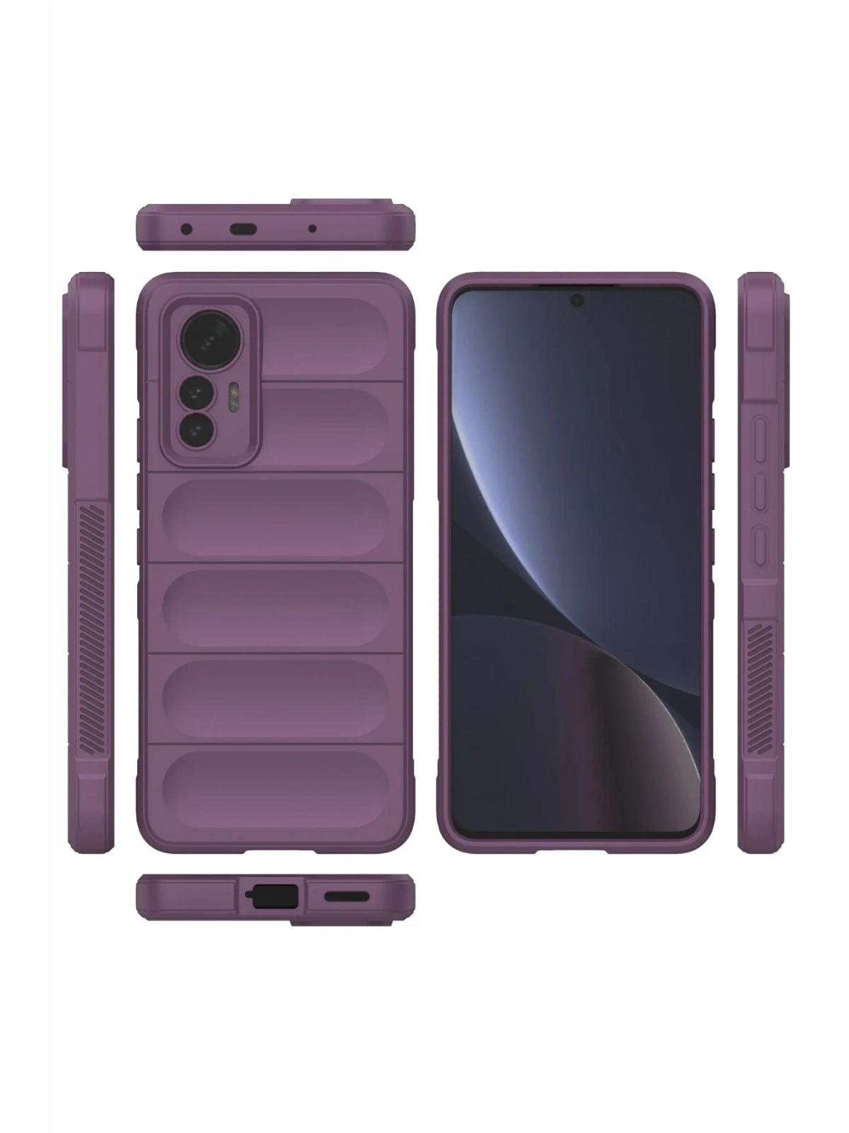 Newface Xiaomi Mi 12 Lite Kılıf Optimum Silikon - Mor