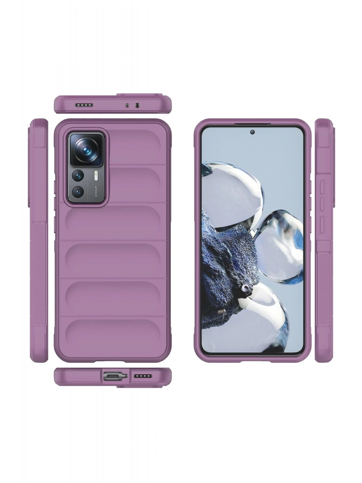 Newface Xiaomi Mi 12T Pro Kılıf Optimum Silikon - Mor