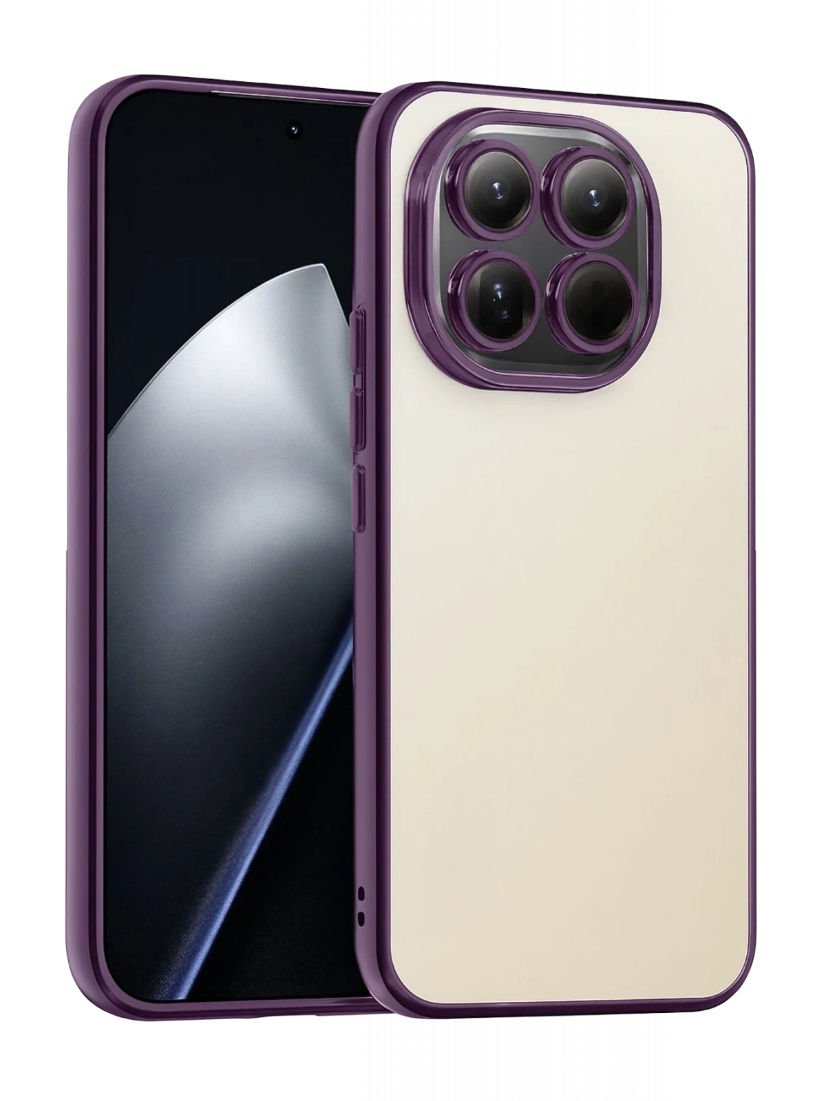 Newface Xiaomi Mi 15 Razer Lensli Silikon - Mor