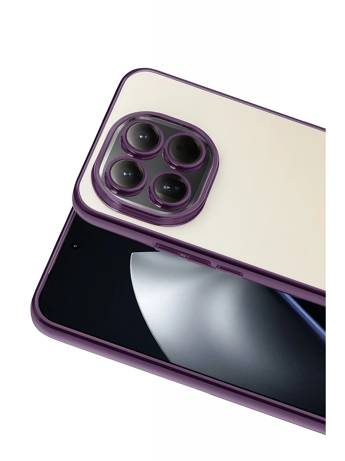 Newface Xiaomi Mi 15 Razer Lensli Silikon - Mor