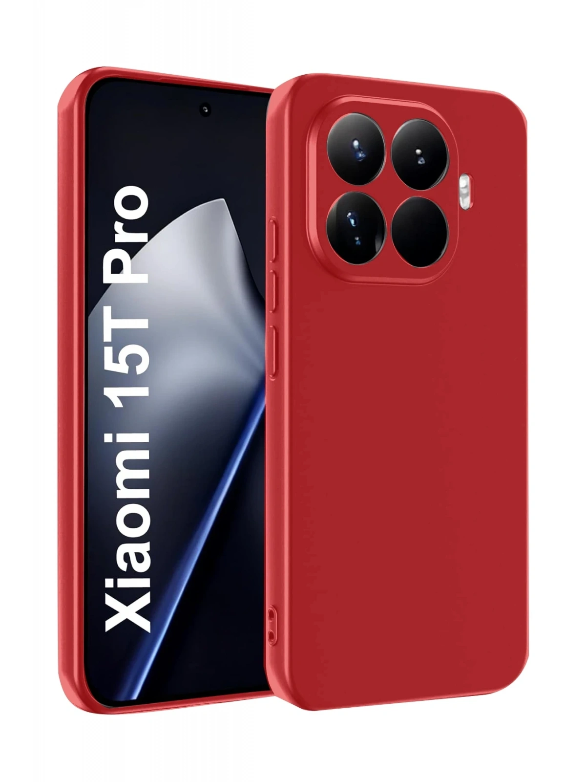 Newface Xiaomi Mi 15T Pro First Silikon - Kırmızı