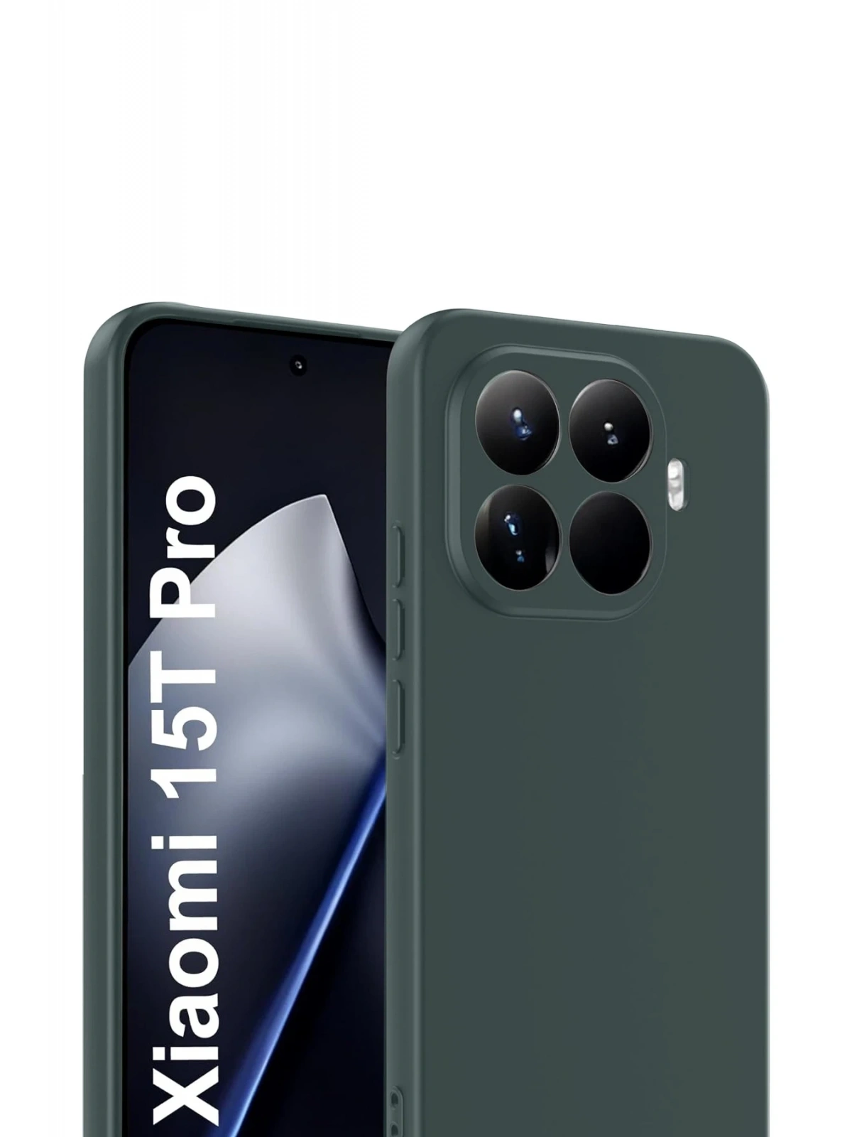 Newface Xiaomi Mi 15T Pro First Silikon - Koyu Yeşil