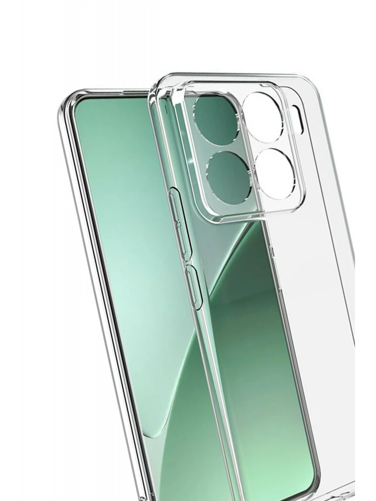 Newface Xiaomi Mi 15T Pro Lüx Şeffaf Silikon - Şeffaf