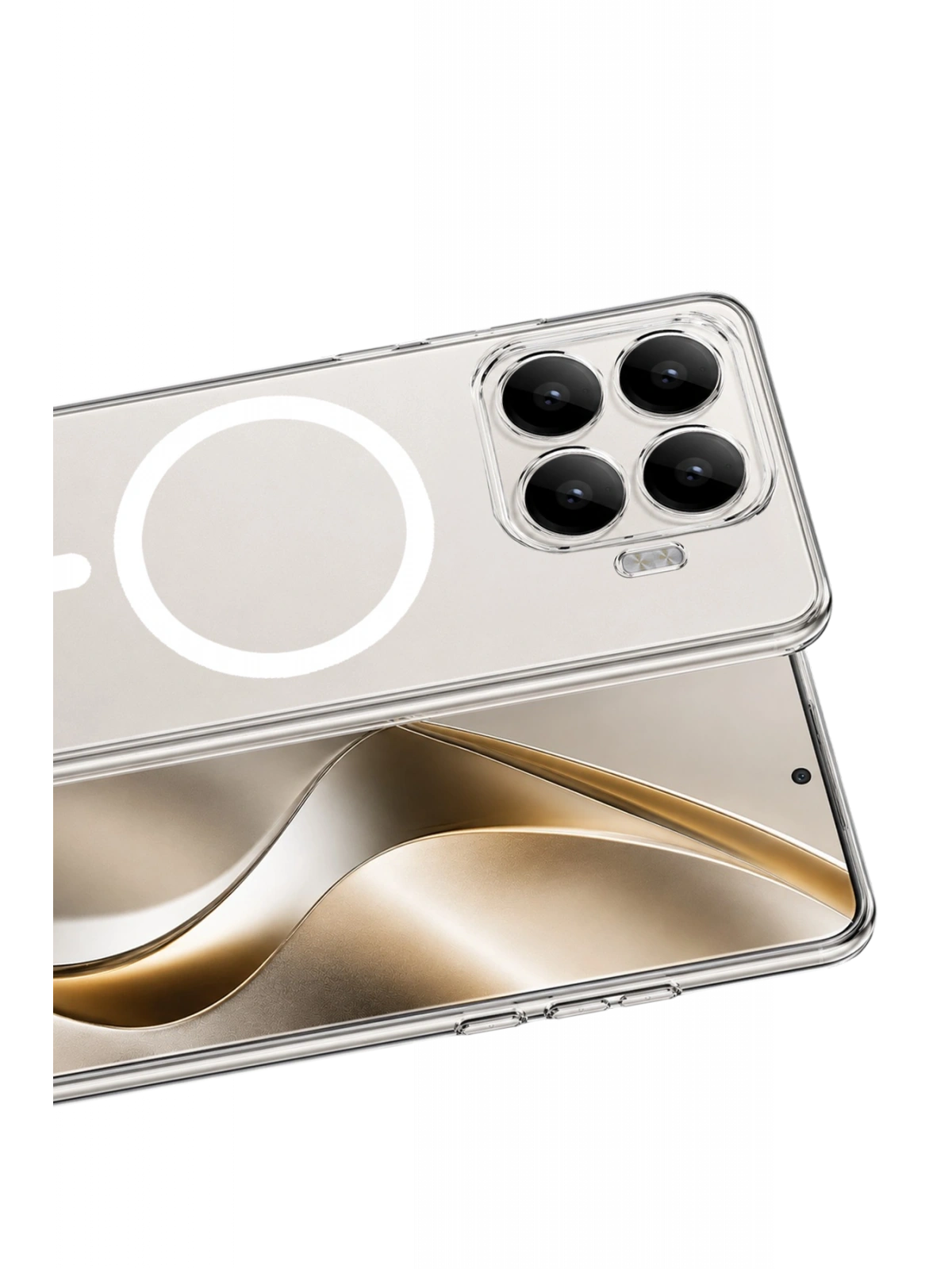 Newface Xiaomi Mi 17T Combo Sert Şeffaf Magsafe Kapak - Şeffaf