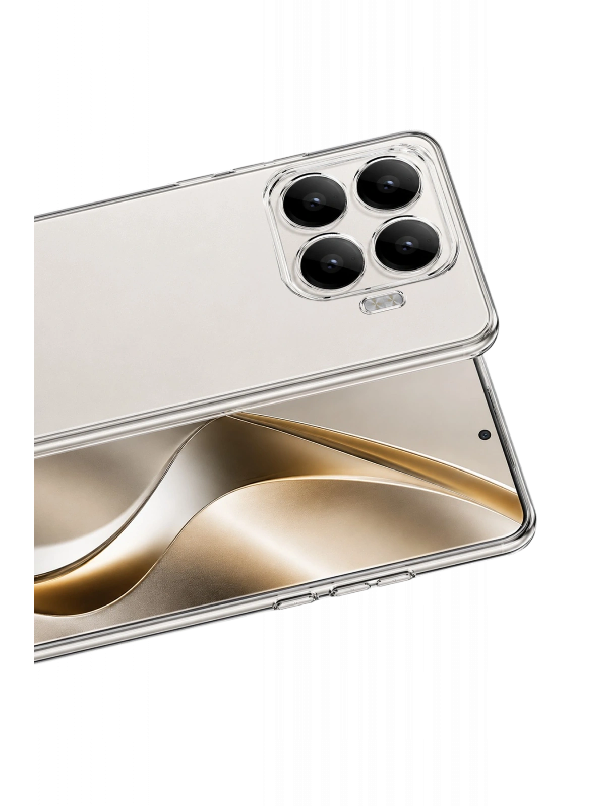 Newface Xiaomi Mi 17T Pro Lüx Şeffaf Silikon - Şeffaf