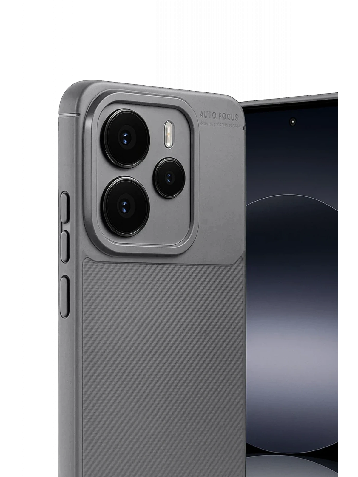 Newface Xiaomi Note 14 5G Auto Focus Karbon Kapak - Gri