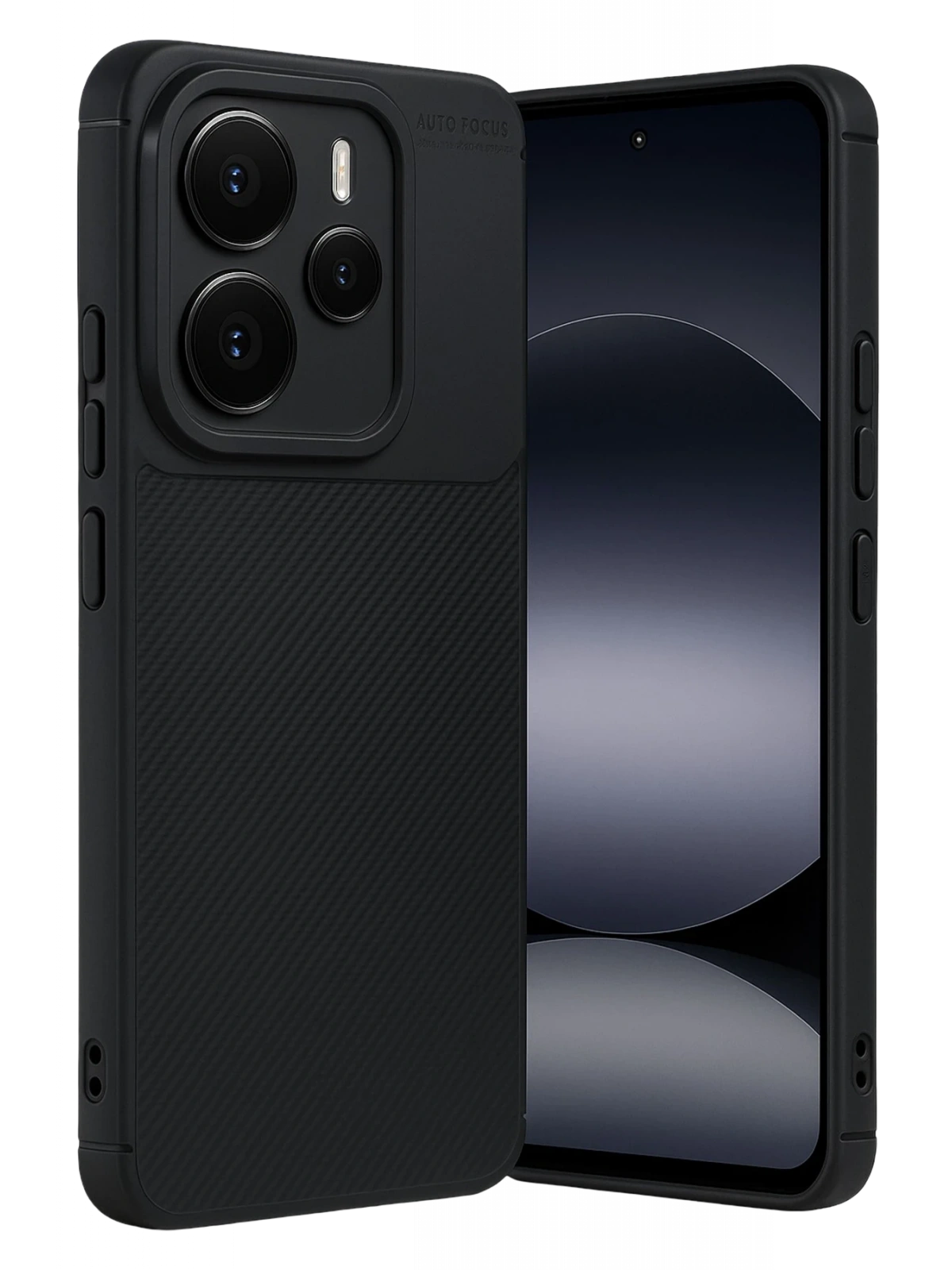 Newface Xiaomi Note 14 5G Auto Focus Karbon Kapak - Siyah