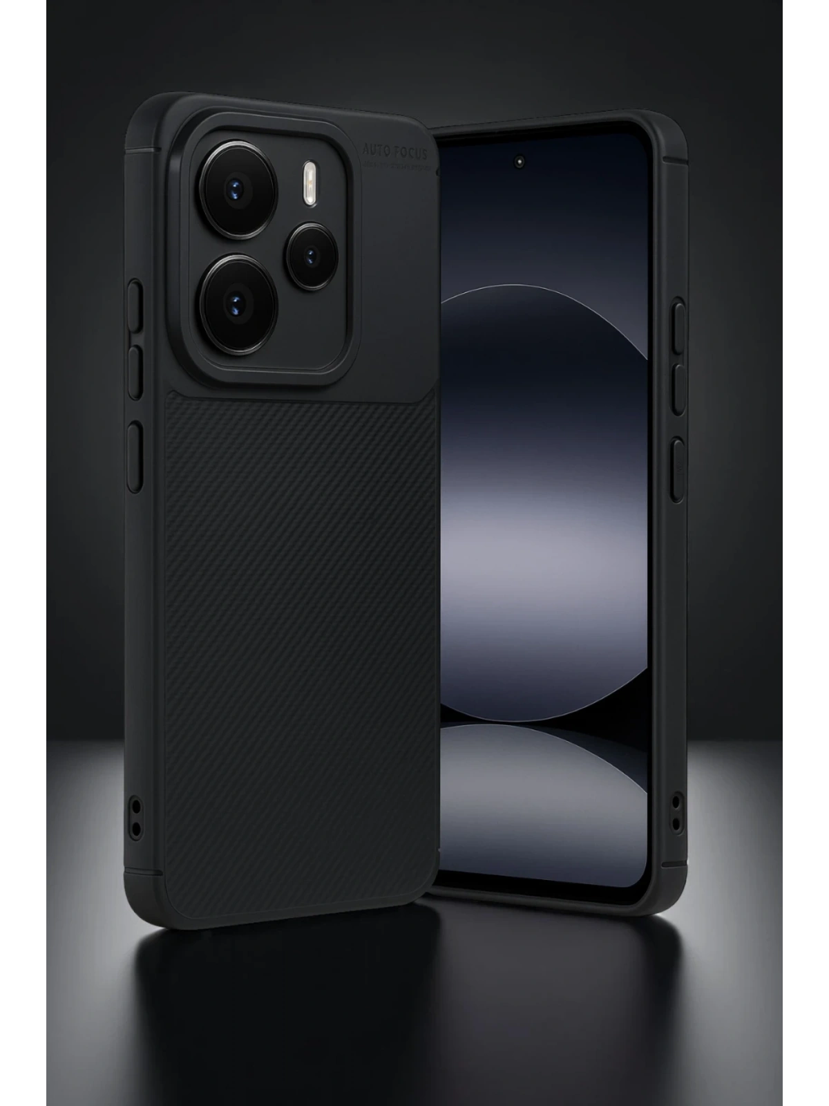 Newface Xiaomi Note 14 5G Auto Focus Karbon Kapak - Siyah