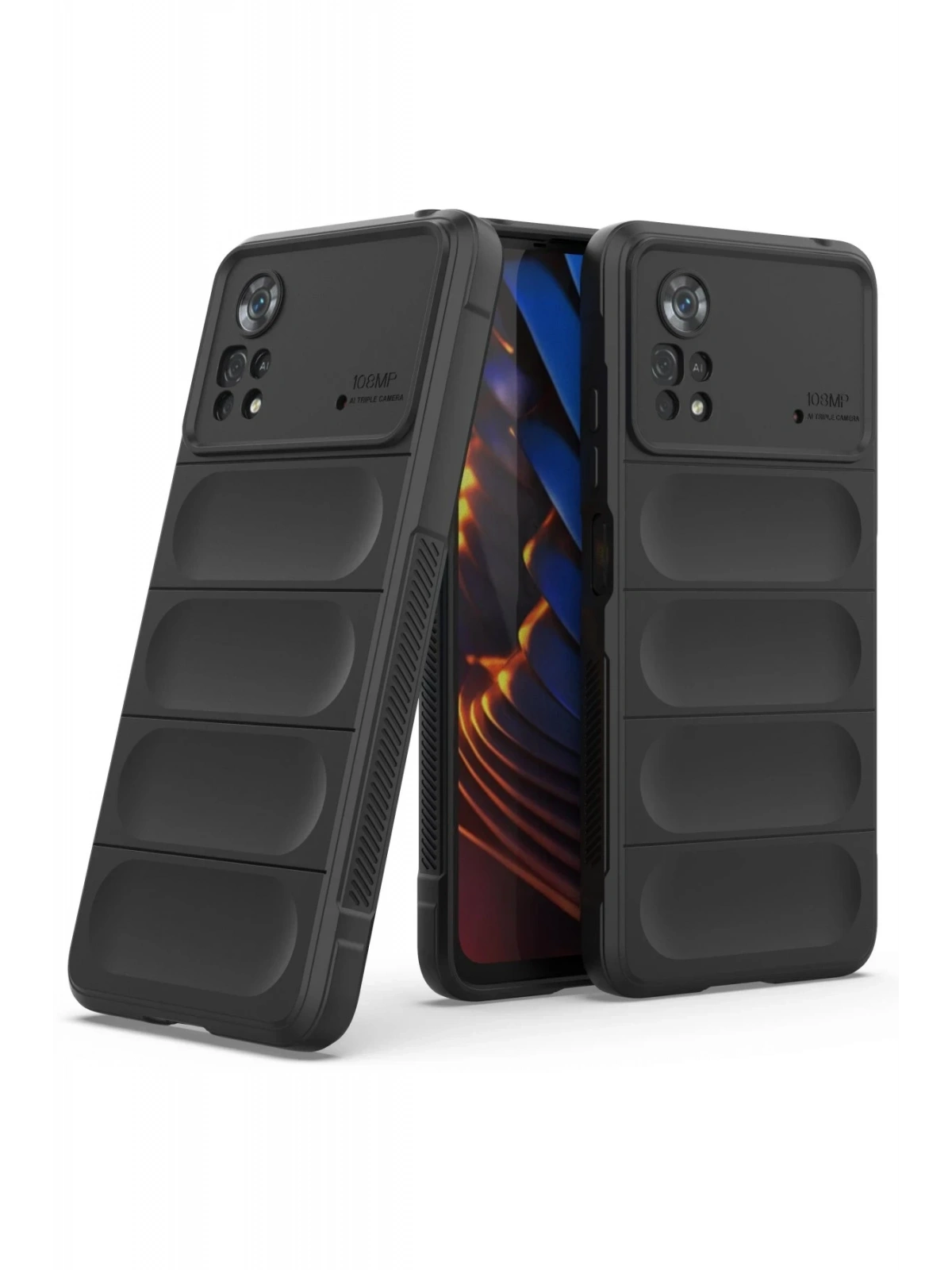 Newface Xiaomi Poco X4 Pro 5G Kılıf Optimum Silikon - Siyah
