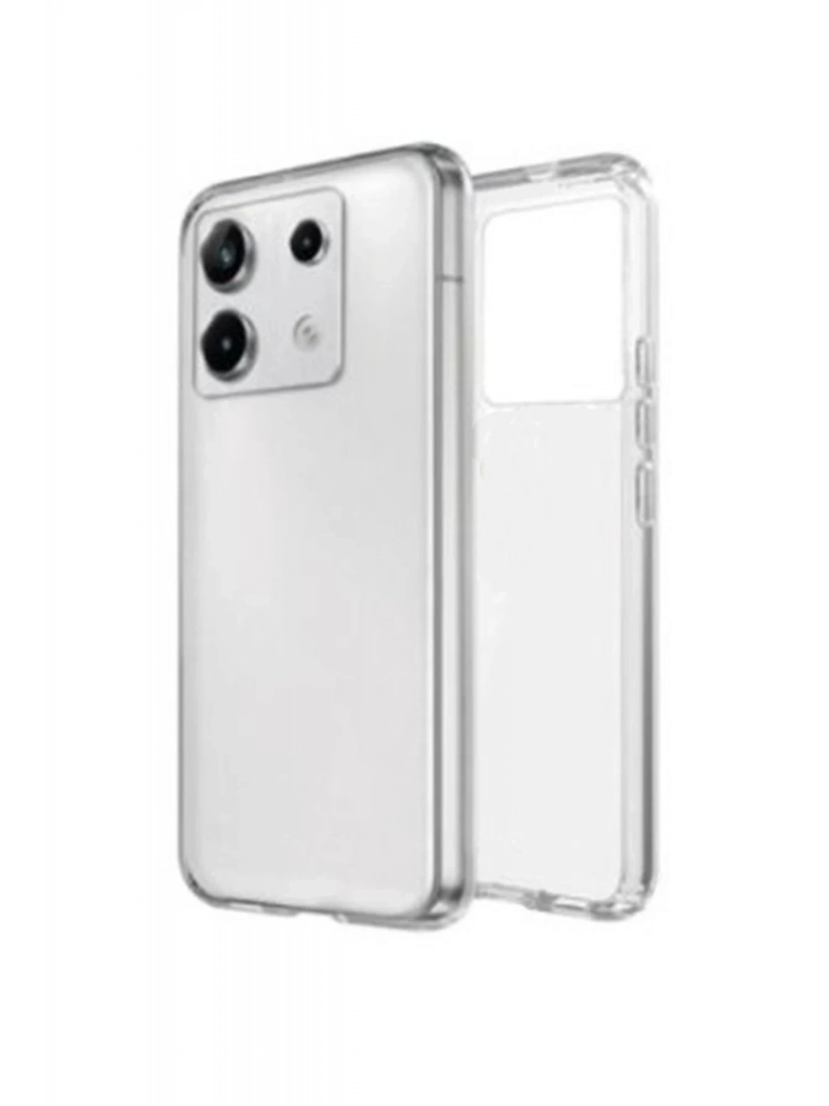 Newface Xiaomi Poco X6 Kılıf Lüx Şeffaf Silikon