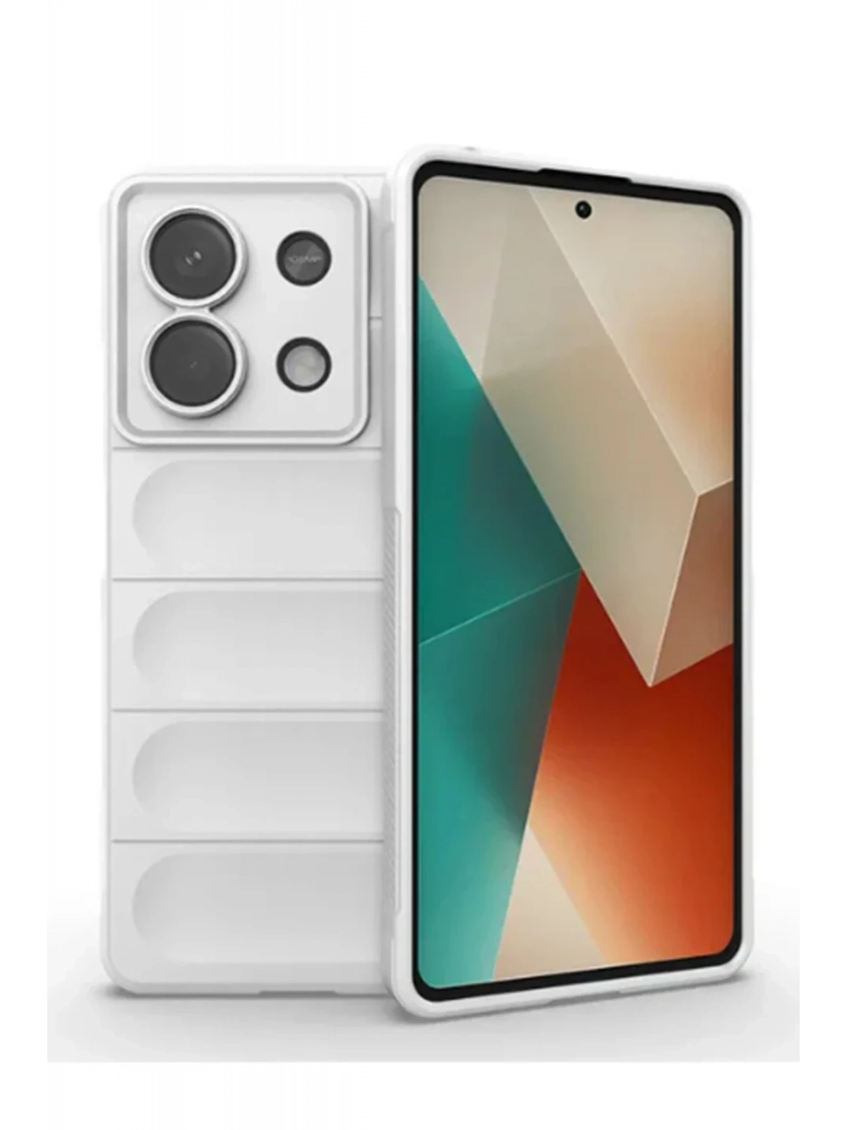 Newface Xiaomi Poco X6 Kılıf Optimum Silikon - Krem