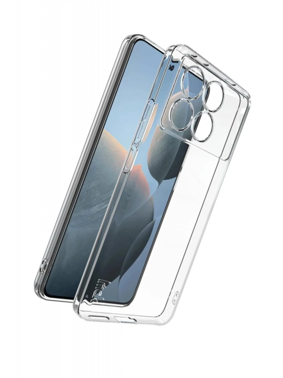 Newface Xiaomi Poco X6 Pro Kılıf Lüx Şeffaf Silikon