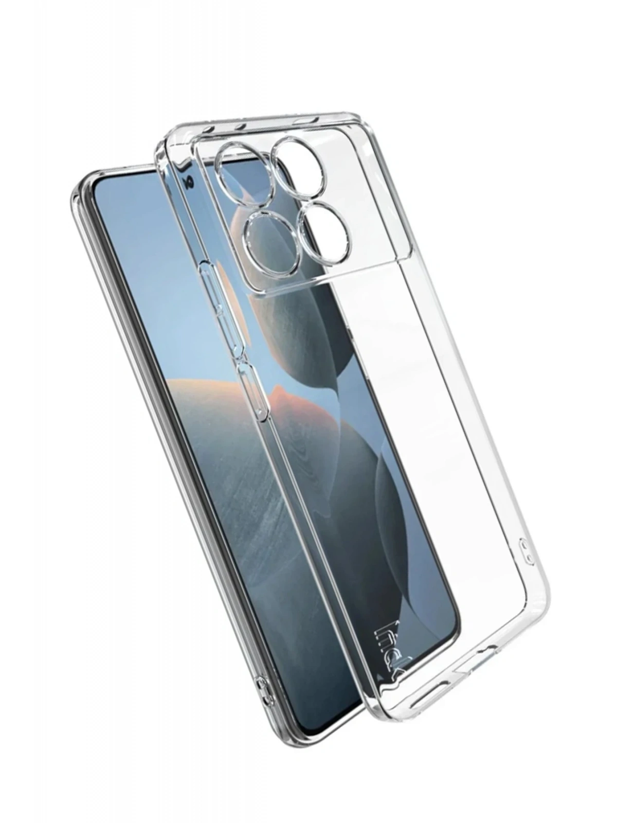 Newface Xiaomi Poco X6 Pro Kılıf Lüx Şeffaf Silikon