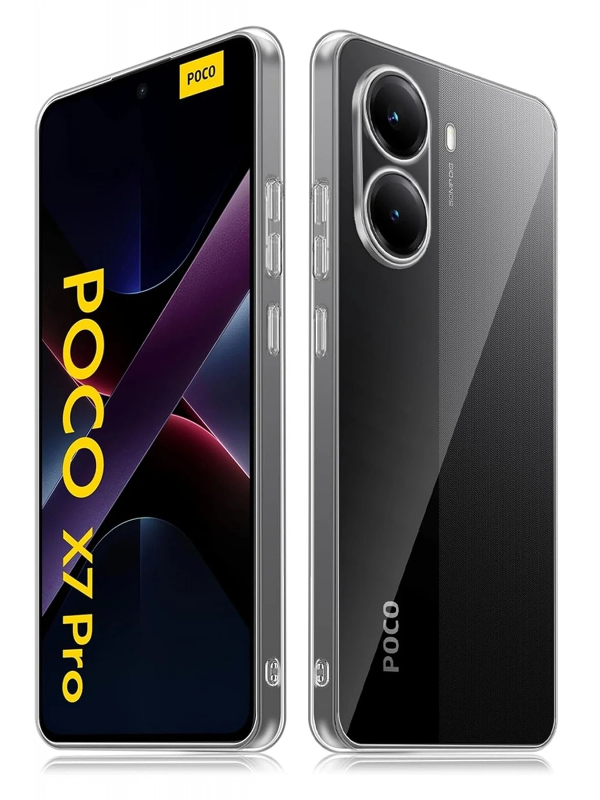 Newface Xiaomi Poco X7 Pro Kılıf Lüx Şeffaf Silikon