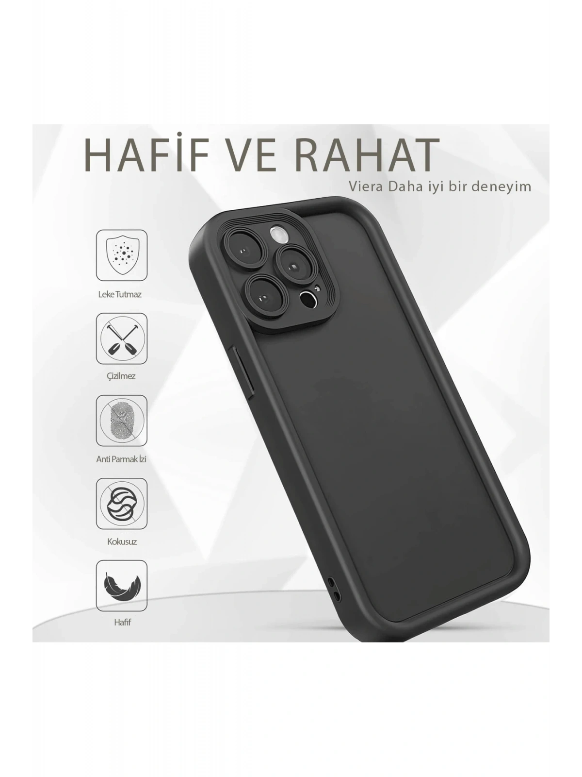 Newface Xiaomi Poco X7 Pro Viera Silikon - Siyah