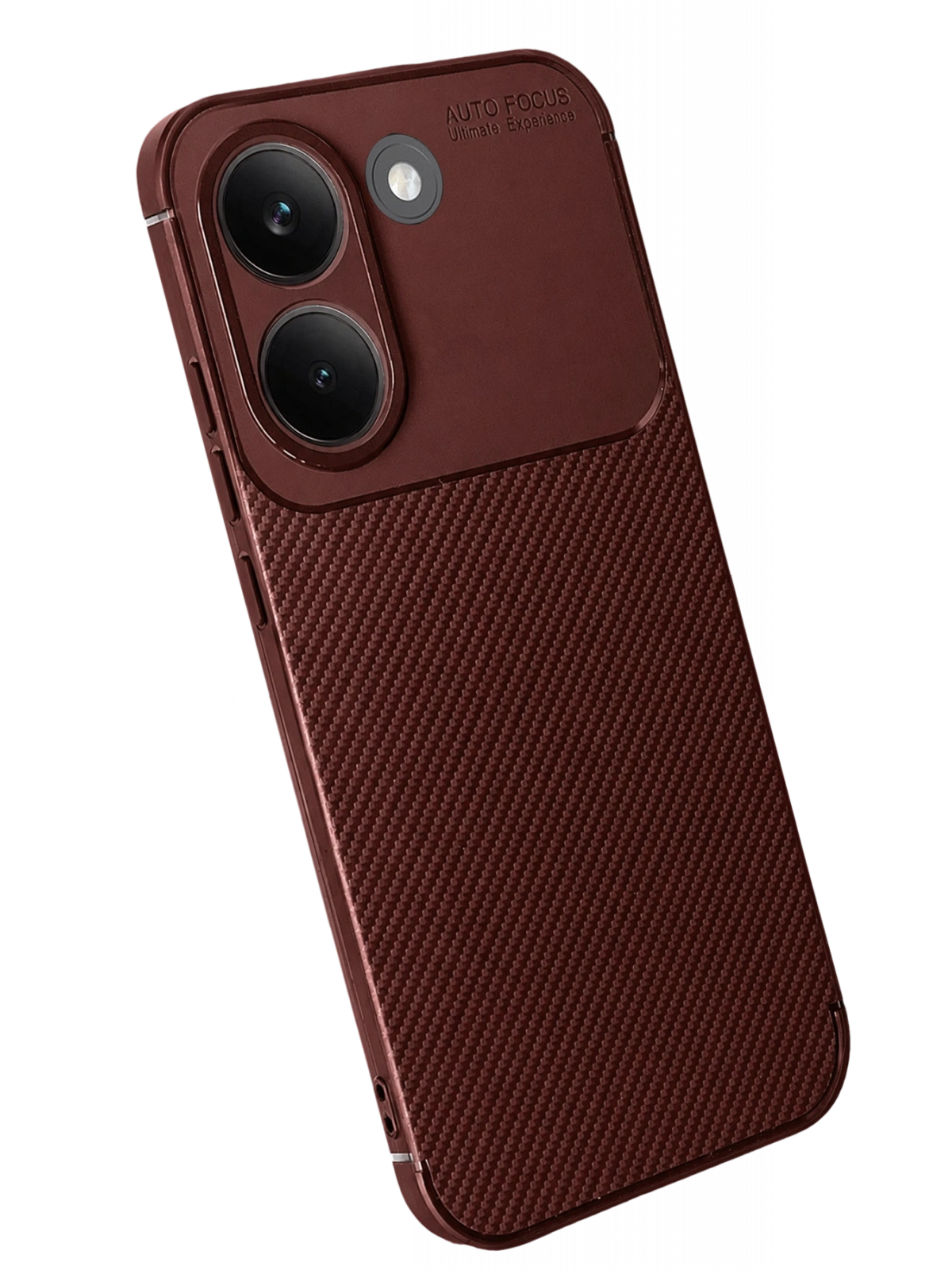 Newface Xiaomi Poco X8 Pro Auto Focus Karbon Kapak - Bordo