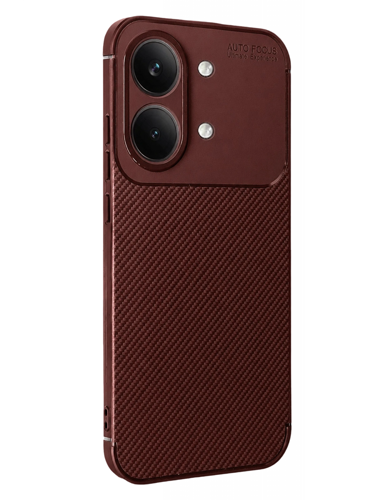 Newface Xiaomi Poco X8 Pro Max Auto Focus Karbon Kapak - Bordo