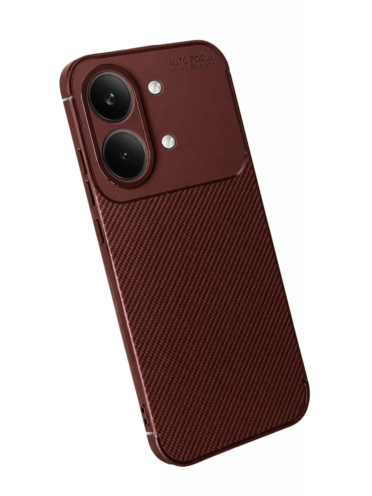 Newface Xiaomi Poco X8 Pro Max Auto Focus Karbon Kapak - Bordo