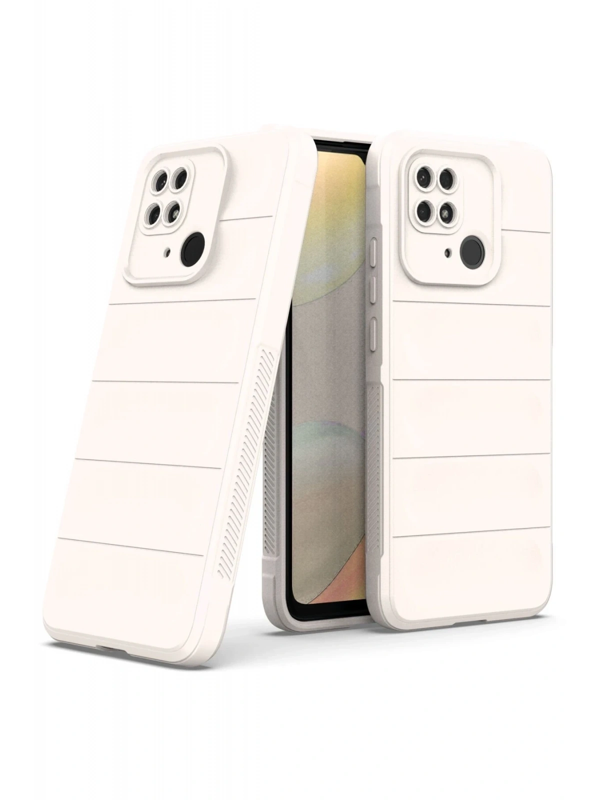 Newface Xiaomi Redmi 10C Kılıf Optimum Silikon - Krem