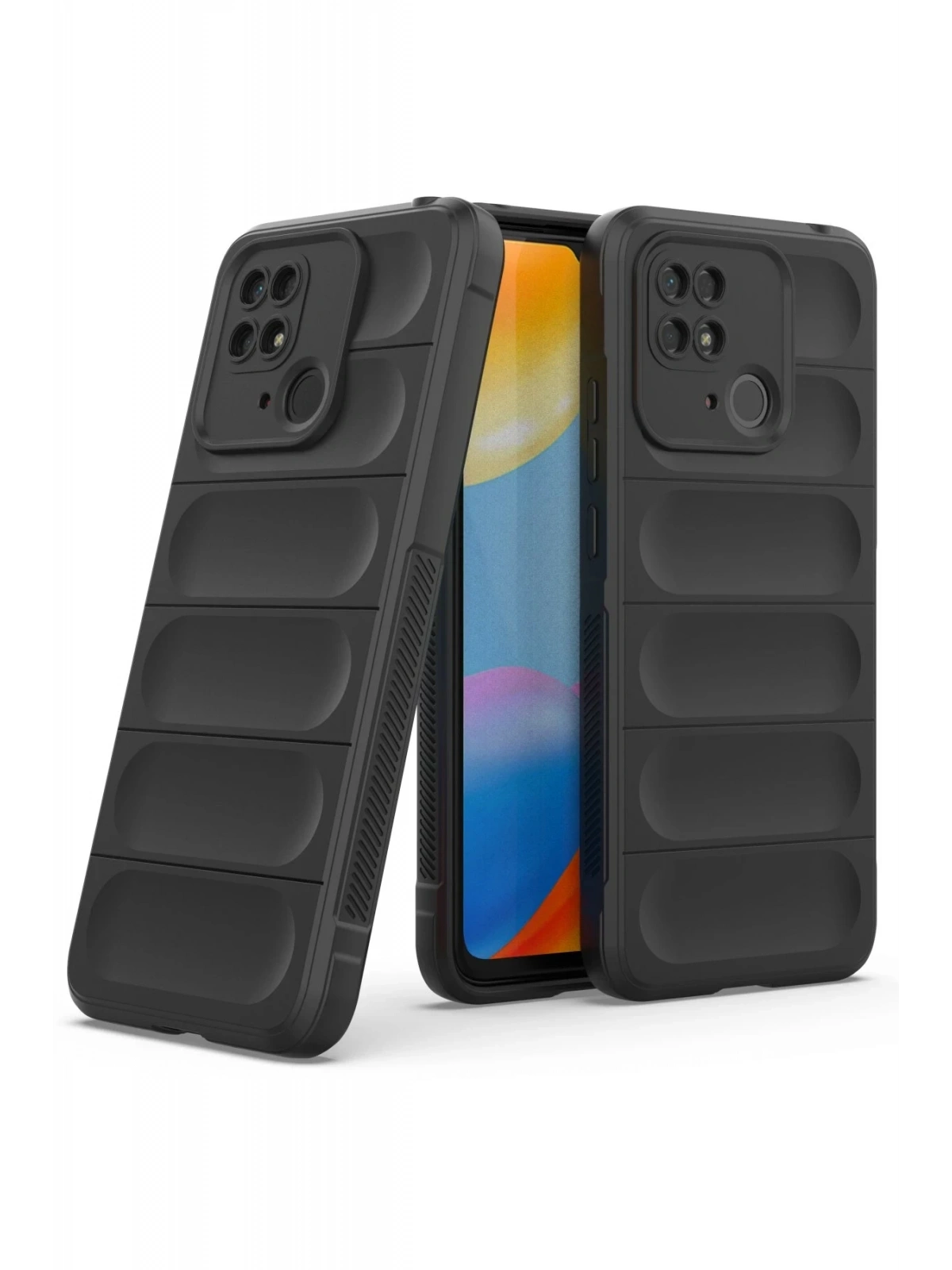 Newface Xiaomi Redmi 10C Kılıf Optimum Silikon - Siyah