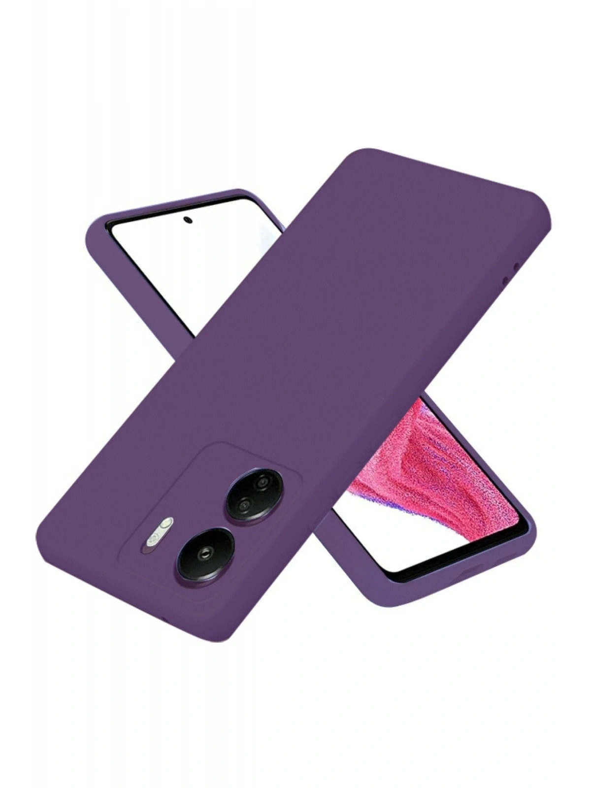 Newface Xiaomi Redmi 13C Kılıf First Silikon - Mor