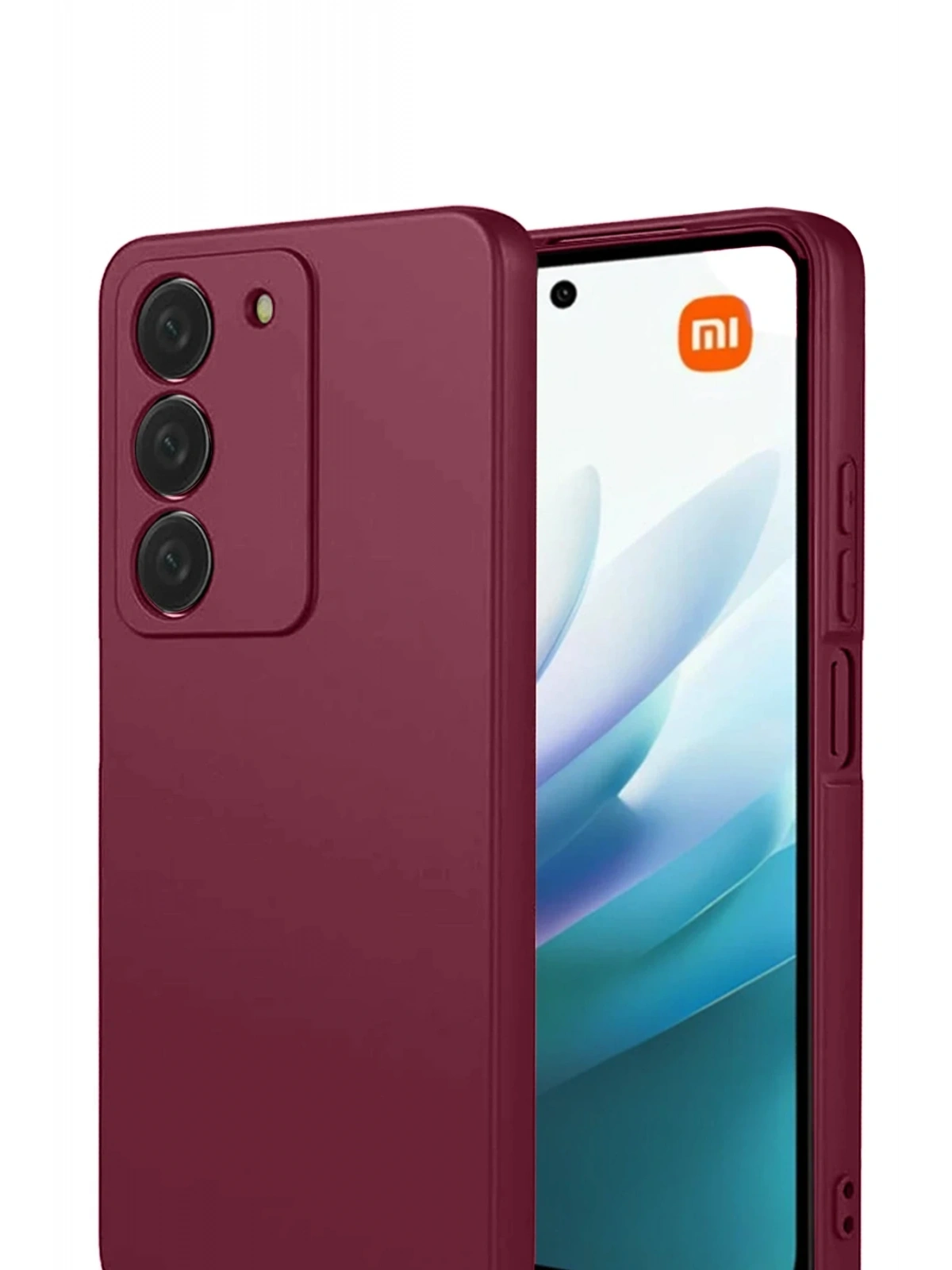 Newface Xiaomi Redmi 15 4G First Silikon - Bordo