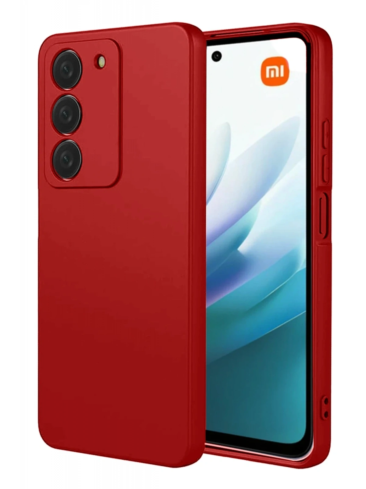 Newface Xiaomi Redmi 15 4G First Silikon - Kırmızı