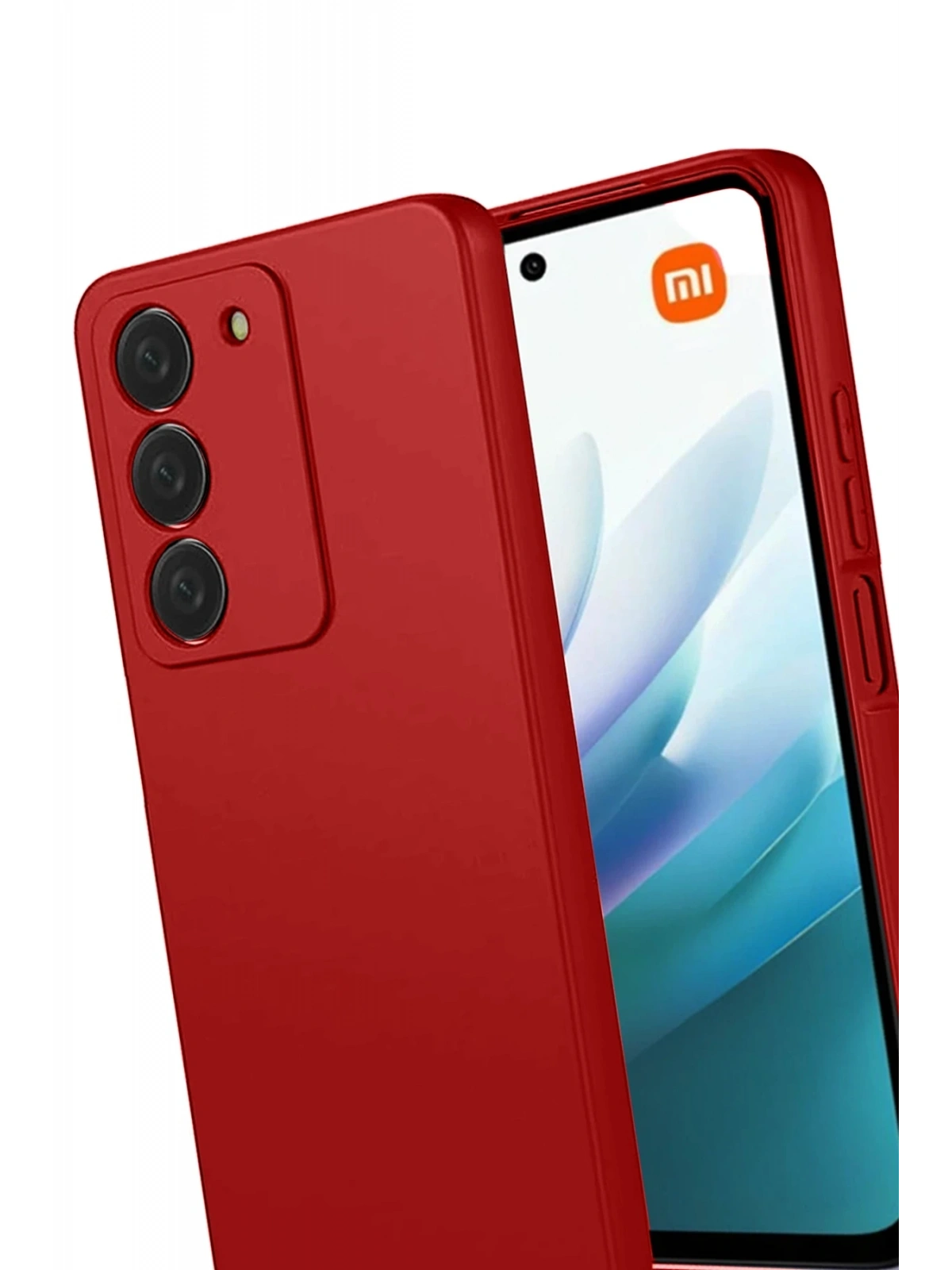 Newface Xiaomi Redmi 15 4G First Silikon - Kırmızı