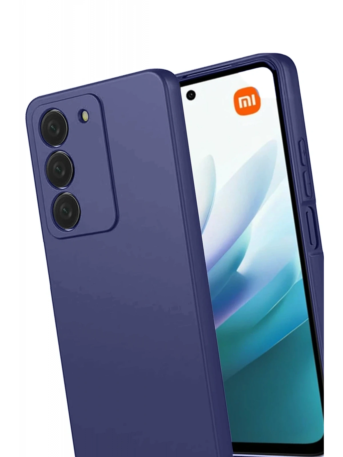 Newface Xiaomi Redmi 15 4G First Silikon - Lacivert
