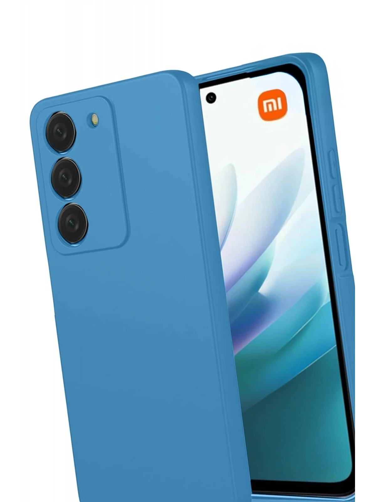 Newface Xiaomi Redmi 15 4G First Silikon - Mavi
