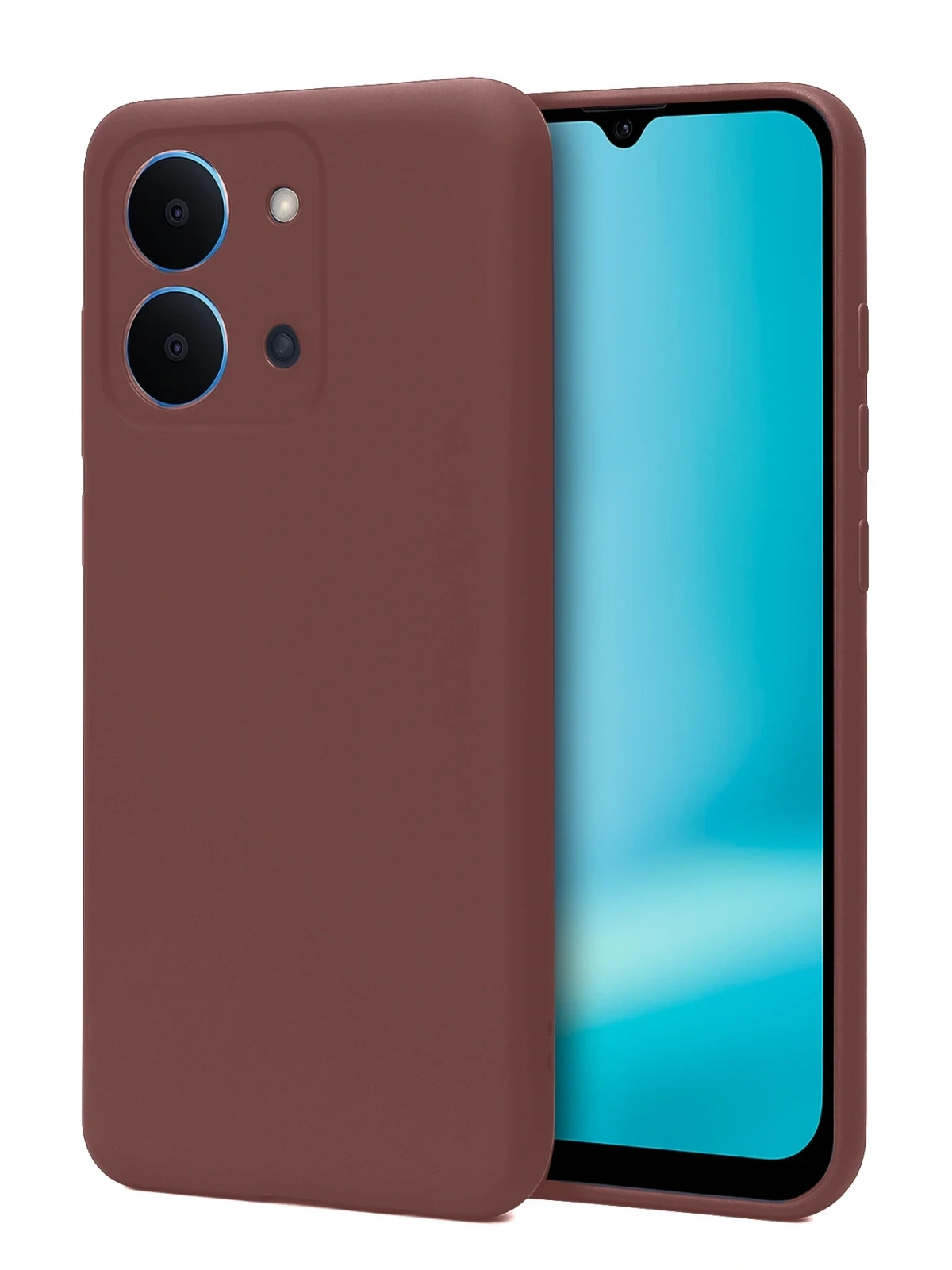 Newface Xiaomi Redmi 15C 4G First Silikon - Bordo