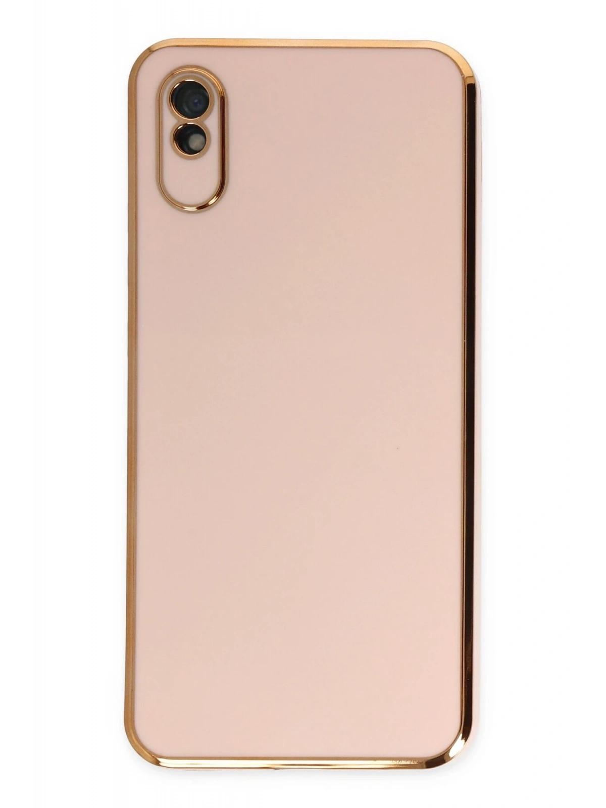 Newface Xiaomi Redmi 9A Kılıf Volet Silikon - Pembe